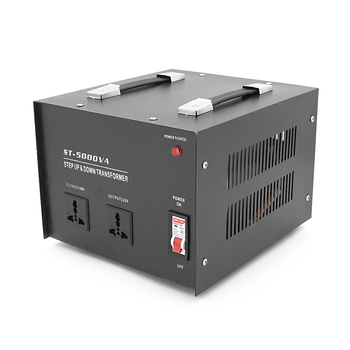 Перетворювач напруги трансформаторний універсальний ST-5000VA Input 220 V/Output 110V, Input 220 V/Output 110V+ Изображение