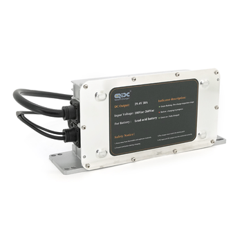 Зарядний пристрій для акумуляторів LiFePO4 24V(29,4V),2S,30A, 1200W, роз'єм Anderson, 281x128x80mm, 3 кг. Зображення