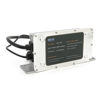 Зарядний пристрій для акумуляторів LiFePO4 24V(33,6V),8S,30A, 1200W, роз'єм Anderson, 281x128x80mm, 3 кг. Изображение