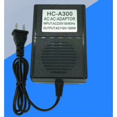 Перетворювач напруги трансформаторний 300W Input 220 V / Output 110V, + універсальна розетка Зображення