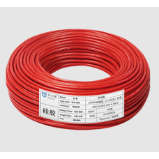 Кабель силіконовий луджений AWG 26 American Standard 26AWG/0,15квМ/600В, 400 метрів, негорючий, термостійкий, Red, ціна за бухту Изображение