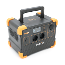 Power station Pecron E600LFP, 614/1200Wh LiFePO4, MPPT VOC 32-95 В, DC12/24V, 2хAC 220, 2xUSB-18W, 2хUSB-C(100W), wireless 15W, charge 80min, 298×198×215mm, 9.4kg Изображение
