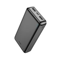 Power Bank HOCO J100A 20000mAh, USB+Type-C, 2A, Black, 0.470kg, Box Зображення
