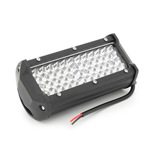Фара протитуманна світлодіодна RTS-144W, 48 LEDs, 9-32V, 144W, 6000K, 14400Lm, 60°, IP67, 165x65x80mm, Black Изображение