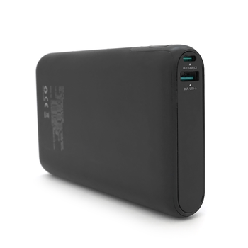 Powerbank Fulltech FP19 30000mAh, Fast charge PD100W, Li-pol, LCD Display, Вхід:Type-C, Виходи: 2xUSB Type-C, 1xUSB Type-A, Box Зображення