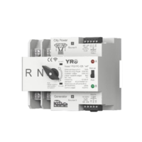 Автомат введення резерву (АВР) двополюсний YRQ2PC-125 Wifi ATS, 2P 125A 220V, E-Welink App на DIN-рейку для генераторів Изображение