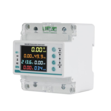 Багатофункціональне реле однофазне YRO YRVP-3Wifi V/A Protector with meter,2P 100A AC220 однофазний (з комунікацією) на DIN-рейку, 220V, 100A, LCD Изображение