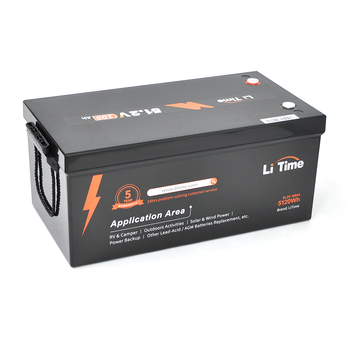 Аккумуляторная батарея LiFePO4 Li-TIME 51,2V 100Ah 5120Wh(100/100A), BASIC, заряд 57.6В/12А, до 6000 циклів, (520 x 269 x 220мм), 36.4kg, Q1 Зображення