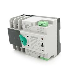 Автомат введення резерву (АВР) триполюсний OSGQ8-125/3P PV, 230V/125A на DIN-рейку для сонячних систем Изображение