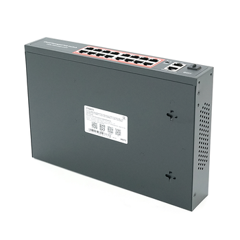 16-портовий керований PoE комутатор YOSO YO316G-240 з 16 портами POE 100Мбіт + 2 UP-Link 1000Мбіт + 1 SFP, 52V/240W. APP-Amitres Изображение