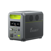 Портативна зарядна станція FOSSiBOT F1200, 1200W/1024Wh LiFePO₄, MPPT 200W max, CarPort-12V-10A, 2xAC230V, 2xUSB-A-18W, 2xUSB-C-100W, Wi-Fi, 2 мм, 11,5 кг Изображение