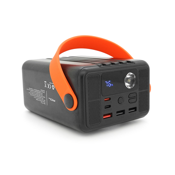 Powerbank ACL PW-143 80000mAh, PD22.5W, 3xUSB+USB-C, 4 кабелі (USB/Micro/Type-C/Lighting), Ліхтар, 1,64 кг, Black/White, Box Зображення