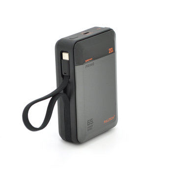 PowerBank FULLTECH PRIME FP42 20000mAh, PD65W+22.5W, Input: (Type-C), Output: (USB, 2*Type-C), індикація заряду, 0,440kg, Black, Box Изображение