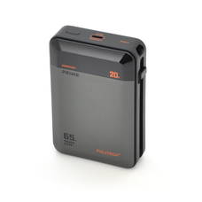 PowerBank FULLTECH PRIME FP42 20000mAh, PD65W+22.5W, Input: (Type-C), Output: (USB, 2*Type-C), індикація заряду, 0,440kg, Black, Box Зображення