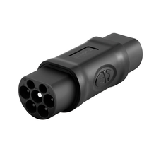 Адаптер перехідник для заряджання електромобіля Type2-GBT, 7Pin,380V, IP55, Black Зображення