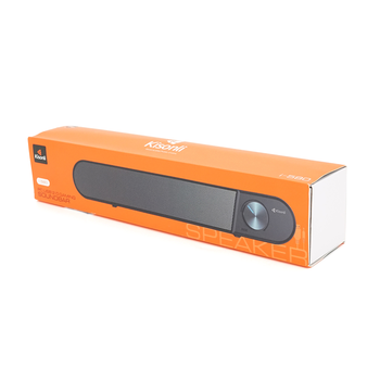 Колонки 2.0 Kisonli i-580, для ПК і ноутбука, USB + 3.5mm, 2x3W, 20Hz- 20KHz, Black, BOX, Q40 Зображення