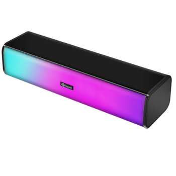 Колонки 2.0 Kisonli i-630BT, для ПК і ноутбука, USB + 3.5mm, 2x3W, 20Hz- 20KHz, Black, BOX, Q40 Зображення