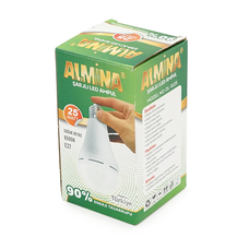 Лампочка з акумуляторами ALMINA DL-1025, 220-240V, до 2 годин роботи, 4 години зарядки, 25W(250W), E27, 2700Лм, 6500K, Box Изображение