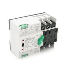 Автомат введення резерву (АВР) триполюсний HDQ3-125E/3P, 230V/125A на DIN-рейку для генераторів Зображення