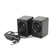 Колонки 2.0 JEDEL S-527 USB+3.5mm, 2x3W, 120Hz-20KHz, з LED підсвічуванням, 65х80х100 мм, Black, BOX Зображення