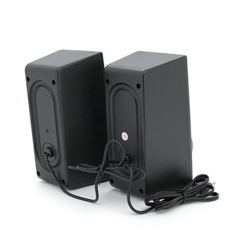 Колонки 2.0 JEDEL S-570 USB+3.5mm+Bluetooth, 2x3W, 30Hz-16KHz, з LED підсвічуванням, 180х95х90 мм, Black, BOX Зображення