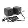 Колонки 2.0 JEDEL S-575 USB+3.5mm, 2x3W, 30Hz-16KHz, з LED підсвічуванням, 72х73х65 мм, Black, BOX Зображення