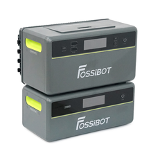 All-in-One Solar station FOSSiBOT FBP1200W+Battery, APP Control, WiFi, 3916Wh LiFePO4 6000Cycles, MPPT 2000W max, 3хAC 220, 1xUSB-15W, 1хUSB-C(100W), Fast charge 90min, Bluetooth, Heating, IP65, -20-55°C, 476×308×504mm, 41kg Изображение