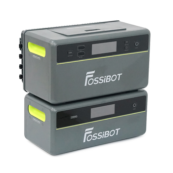 All-in-One Solar station FOSSiBOT FBP1200W+Battery, APP Control, WiFi, 3916Wh LiFePO4 6000Cycles, MPPT 2000W max, 3хAC 220, 1xUSB-15W, 1хUSB-C(100W), Fast charge 90min, Bluetooth, Heating, IP65, -20-55°C, 476×308×504mm, 41kg Изображение