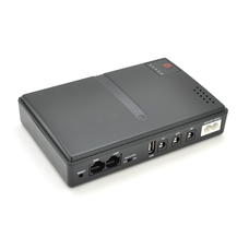 ДБЖ UPS-18W DC1018P YT45453 для роутерів/комутаторів/PON/POE-430, 5//9/12V, 1A, 11200MAh(знімні 4*2800MAh), Black, BOX Изображение