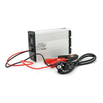 Універсальне ЗУ для акумулятора BPC-1230 (AGM, GEL), AC220V, DC14,5, Струм заряду 12V/30A, LCD, крокодили Изображение