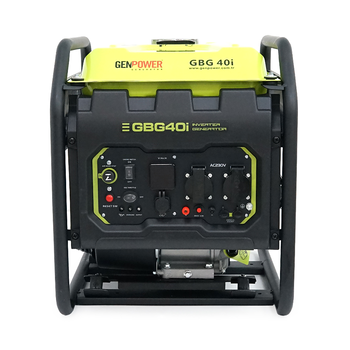 Генератор інверторний Бензиновий Genpower GBG 40I 3.2kW (4kVA), однофазний, 230V, 50Hz, DC12V. об'єм 15.0л. АКБ у комплект не входить, 530*440*540mm. Изображение