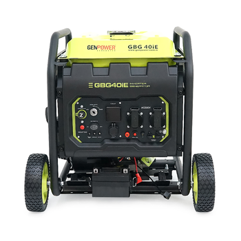 Генератор інверторний БЕНЗИНОВИЙ GENPOWER GBG 40IE 3.2kW (4kVA), однофазний, 230V, 50Hz, DC12V. об'єм 10.0л. витрата 0,374 Lt/kWtt, стартер (без АКБ), 530 * 440 * 540mm.31kg. Изображение