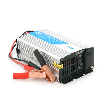 Універсальне ЗУ для акумулятора BPC 12V 20A (AGM, GEL), AC220V, DC14,5, Струм заряду 12V/20A, LCD, крокодили Изображение