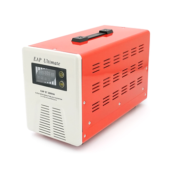 ДБЖ з правильною синусоїдою Westech EAP ULTIMATE-2000VA/1400W 24V, однофазний, напольного монтажу, LED дисплей, DC150-270V, AC230±8%, 2*Shuko, Q8 Зображення