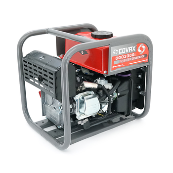 Генератор інверторний бензин COVAX CGO3300i, 1.5kW, однофазний 220V, 50Hz, 4-stroke, бак 2.3L, 341х285х315mm, 10kg Изображение