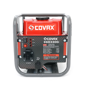 Генератор інверторний бензин COVAX CGO3300i, 1.5kW, однофазний 220V, 50Hz, 4-stroke, бак 2.3L, 341х285х315mm, 10kg Изображение