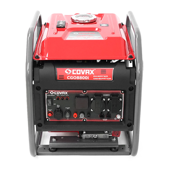 Генератор інверторний бензин COVAX CGO8800i, 6.0kW, однофазний 220V, 50Hz, electrik starter, 4-stroke, бак 7L, 440х385х465mm, 37kg Изображение