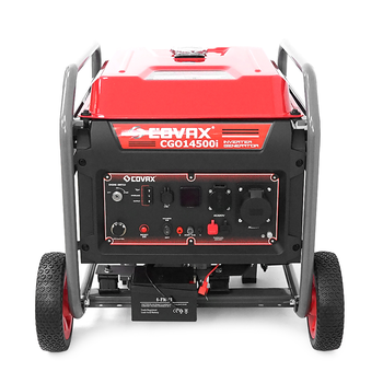 Генератор інверторний COVAX CGO14500i, 9.5kW, бензин, однофазний 220V, 50Hz, electrik starter, 4-stroke, бак 25L, 633х550x605mm, 70kg Зображення