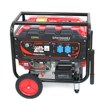 Генератор бензиновий COVAX EPH10000E2, 7.0kW, однофазний 220V, 50Hz, DC12V, 18HP, Electric Starter, tank 25L, 690x535x555mm Изображение