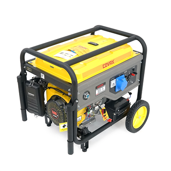 Генератор бензиновий COVAX CV17500LD-E2, 8.5kW, однофазний 220V, 50Hz, DC12V, 20HP, Recoil/Electric Starter, tank 25L, 705x560x570mm, 88kg Зображення