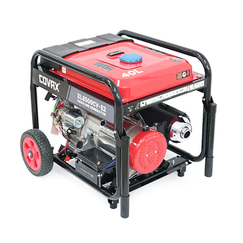 Генератор бензиновий COVAX XL8500CV-E2, 6.0kW, однофазний 220V, 50Hz, DC12V, 15HP, Electric Starter, tank 25L, 690x535x555mm Изображение