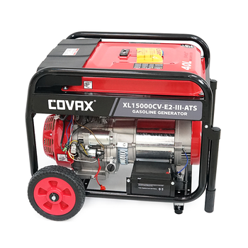 Генератор бензиновий COVAX XL15000CV-E2-lll-ATS, 8.0kW, 220V-380V, 50Hz, DC12V, 18HP, Electric Starter, tank 25L, 705x560x570mm Зображення
