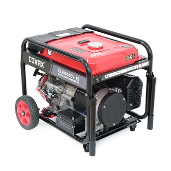 Генератор бензиновий COVAX XL20500CV-E2, 9.5kW, однофазний 220V, 50Hz, DC12V, 21HP, Electric Starter, tank 25L, 710x535x555mm Изображение