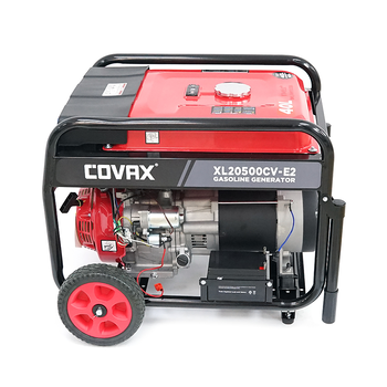 Генератор бензиновий COVAX XL20500CV-E2, 9.5kW, однофазний 220V, 50Hz, DC12V, 21HP, Electric Starter, tank 25L, 710x535x555mm Изображение