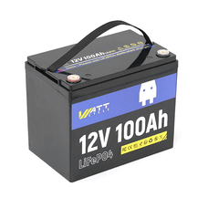 Аккумуляторная батарея WattCycle LiFePO4 WT12V100AH10 12,8V 100Ah, 1,28kWh, BMS50A@4S, 6000 cycles, 260x168x209, 10.5kg Изображение