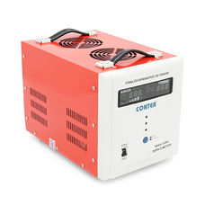 Стабілізатор напруги Conter MSER 10000 VA-V2/7500W однофазний, сервопривід, монтажу підлоги, LED дисплей, діапазон 130-260V, AC230±3%, клемна колодка, 220x335x230mm, 19.1kg Изображение