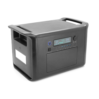 Power station CTOLITY AP2000 APP Control, 2400W, 2048Wh LiFePO4, MPPT 600W max, DC12V-5A, XT60-12V-30A, 4хAC 220, 4xUSB-18W, 2хUSB-C(100W), wireless 15W, Fast charge 120min, 483×301×301mm, 23kg Зображення