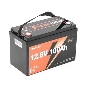 Акумуляторна батарея YEAGULCH LiFePO4 12,8V 100Ah 1280Wh, BMS-100A, ( 325 x 165 x 215) , M8, 10kg Q1 Изображение