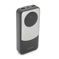 Power bank BETWEEN BTW-P6 20000mAh, 22.5W, 2 кабелі: Type-C+Lighting, Black, 490g, Box Зображення