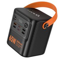 Power Bank HOCO J152 Pro 80000mAh, 4USB/2Type-C, 22.5W+65W, ліхтарик, Black, 1,380kg, Box Зображення